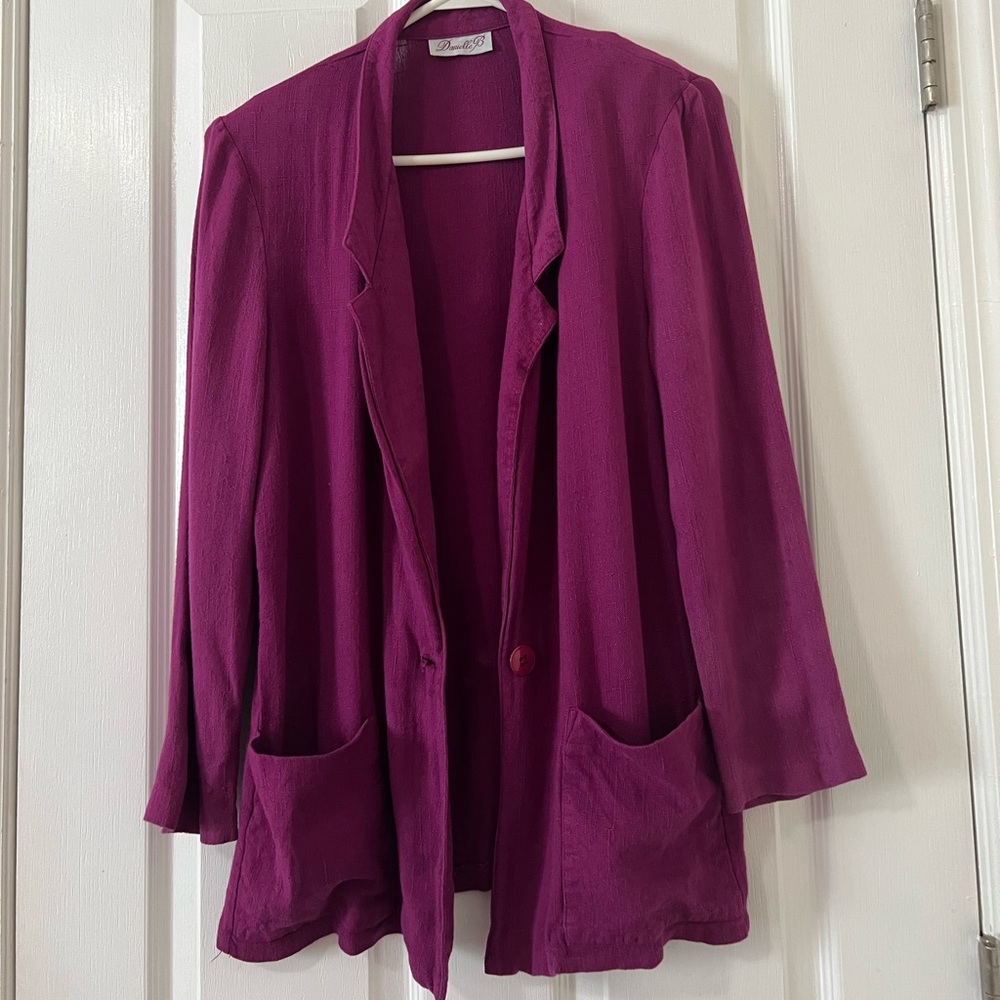 Magenta Blazer - Picture 2 of 9